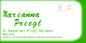 marianna priegl business card